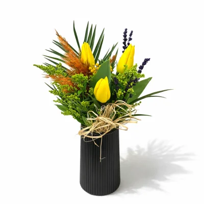 Sarı Lale Lavanta Şıklığı