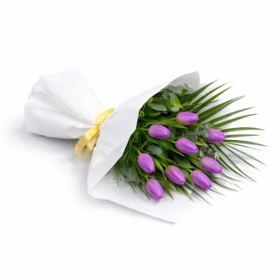 Mor Zarafet 10lu Lale Buketi