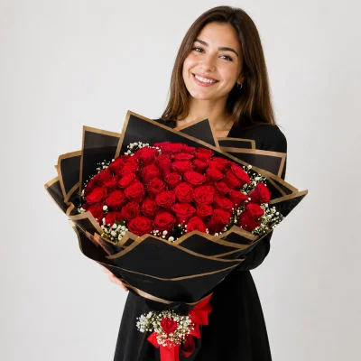 Siyahın İhtişamıyla 51 Gül