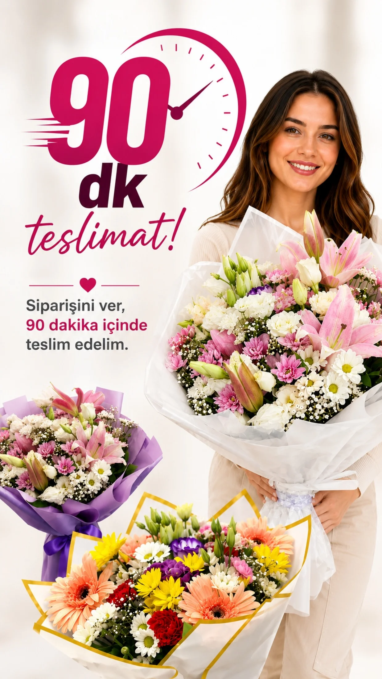 Adana Çiçek Siparişi &ndash; Aynı Gün Teslimat | Nihat Petek Çiçekçilik