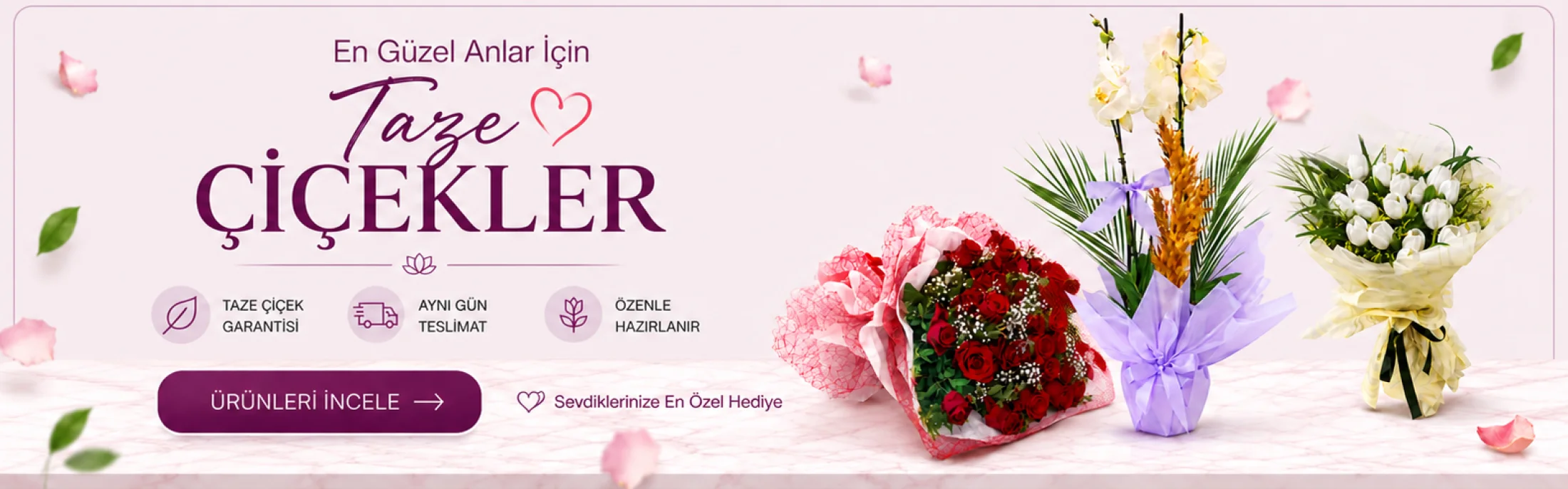 Adana Çiçek Siparişi &ndash; Aynı Gün Teslimat | Nihat Petek Çiçekçilik