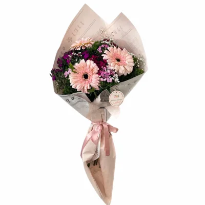 Pembe Haber Çiçekleri Gerbera