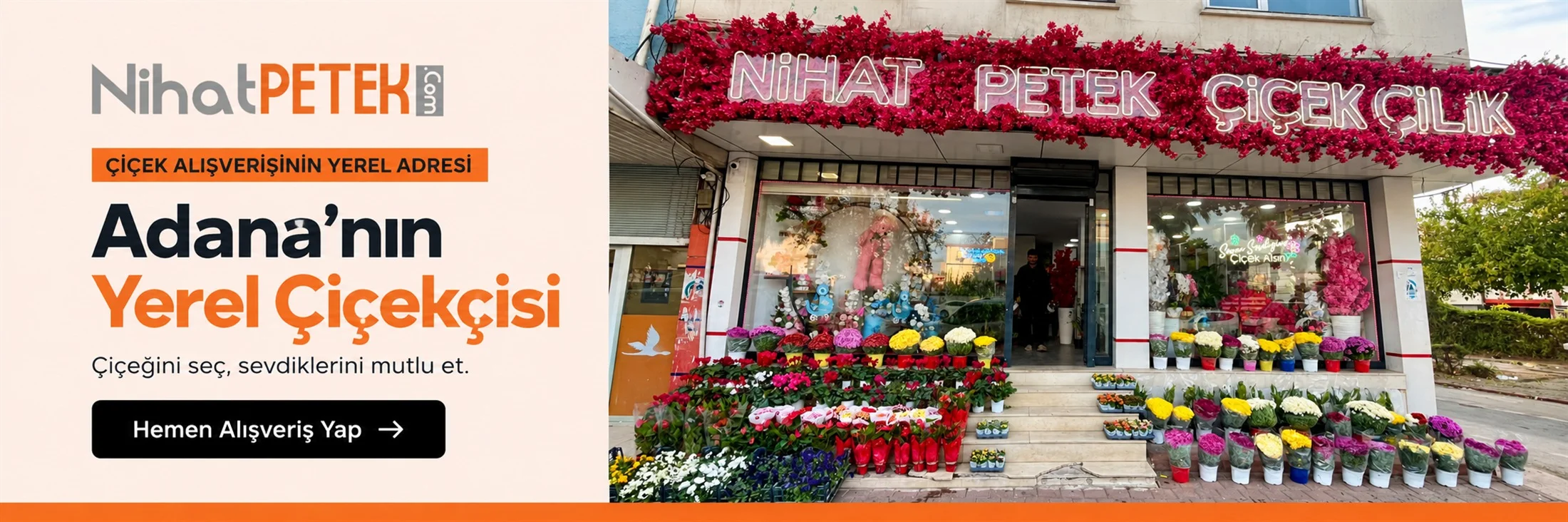 Adana Çiçek Siparişi &ndash; Aynı Gün Teslimat | Nihat Petek Çiçekçilik
